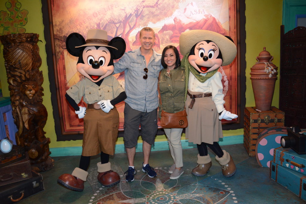 Mickey and Minnie at Animal Kingdom